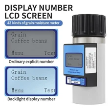 Multilingual Intelligent Digital Grain Moisture Meter Humidity Tester.
