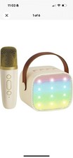 Mini Karaoke Machine for Kids Singing Bluetooth Speaker with Microphone 3 Years