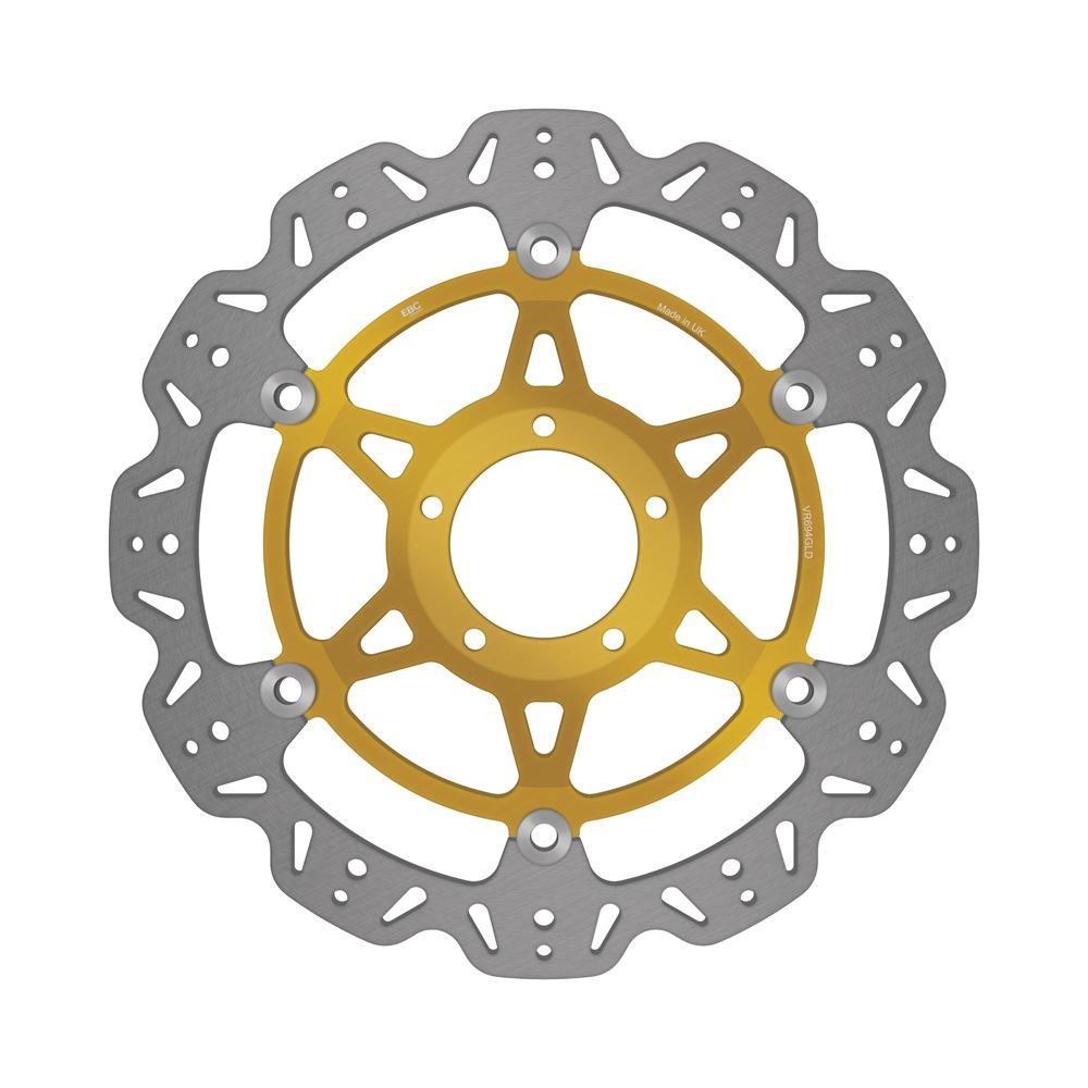 EBC Float Vee Rotor Front Gold Hub Front Right for Ducati Panigale 1299 2015-18