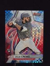 2025 Bowman's Best - Dylan Crews #27 Blue X-Fractor /150 (RC)