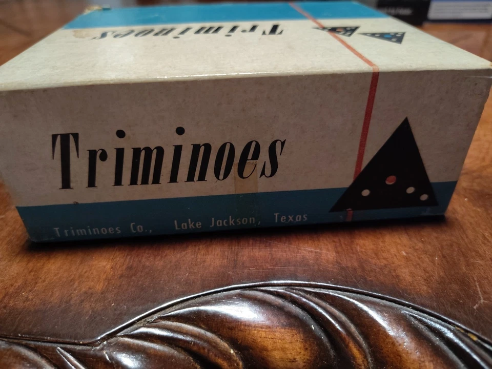 Juego Triminoes Vintage Completo En Caja Foto 3 de 4