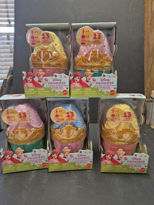 Set Of 5 Disney Princess Easter Egg Surprise Doll with 2 Skirts & 10 surprise