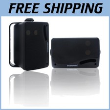 200W Waterproof Outdoor Speakers - 3.5 Inch, Marine Grade