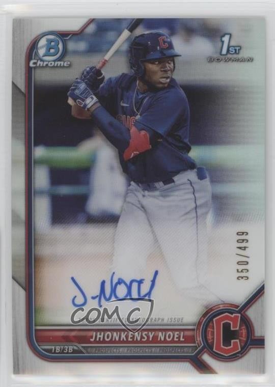 2022 Bowman Chrome Prospect Refractor 350/499 Jhonkensy Noel #CPA-JN Auto 1xd