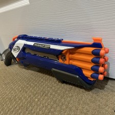 Nerf N-Strike Elite Roughcut 2X4 Pump Action Dart Blaster with Darts - Tested