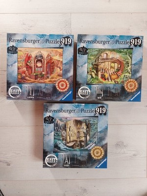 3x Ravensburger EXIT Puzzle (Escape Game) The Circle ROM - LONDON - PARIS