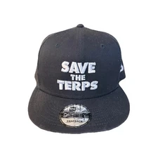Boveda SnapBack “Save The Terps” Navy Blue Baseball Cap New Era One Size Promo
