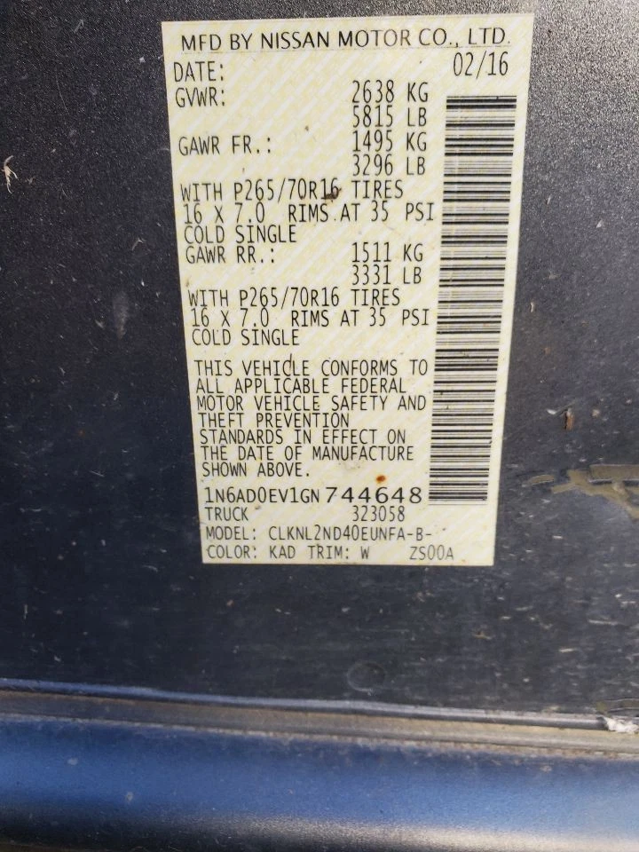 Compresor de aire acondicionado de 6 cilindros para 05-19 Frontier 381787 Foto 3 de 4