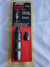 Vintage Sears Craftsman #947641 Manual Impact Tool Set โ Made in USA!