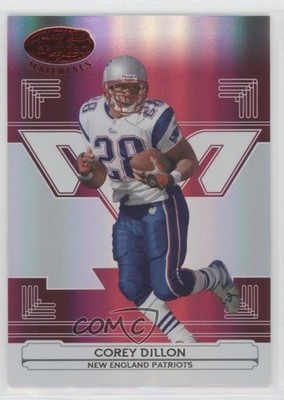2006 Leaf Certified Materials Mirror Red /100 Corey Dillon #87 0zm3