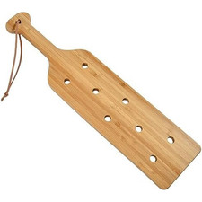 17 Inch Large Bamboo Wood Paddle Wooden Paddle with Airflow Holes