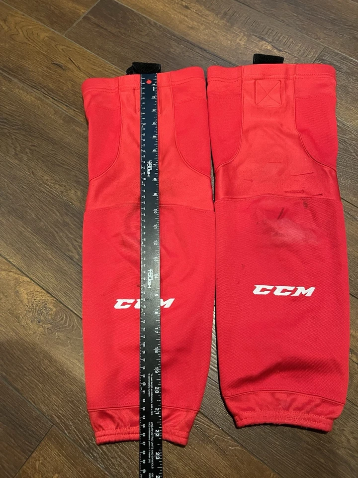 Хоккейный носок CCM Junior Pro красный размер Jr - Изображение 4 из 4