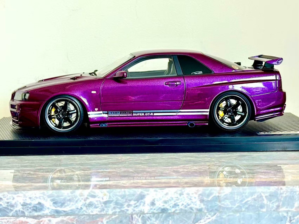 IG1474 Ignition Model 1/18 TOP SECRET Nissan Skyline GTR R34