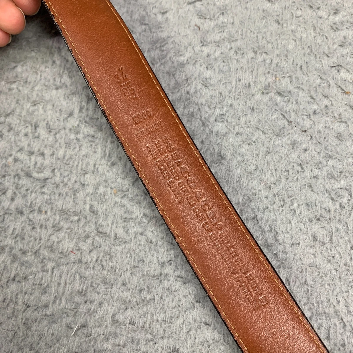 Coach Red Belts for Men for sale | eBay