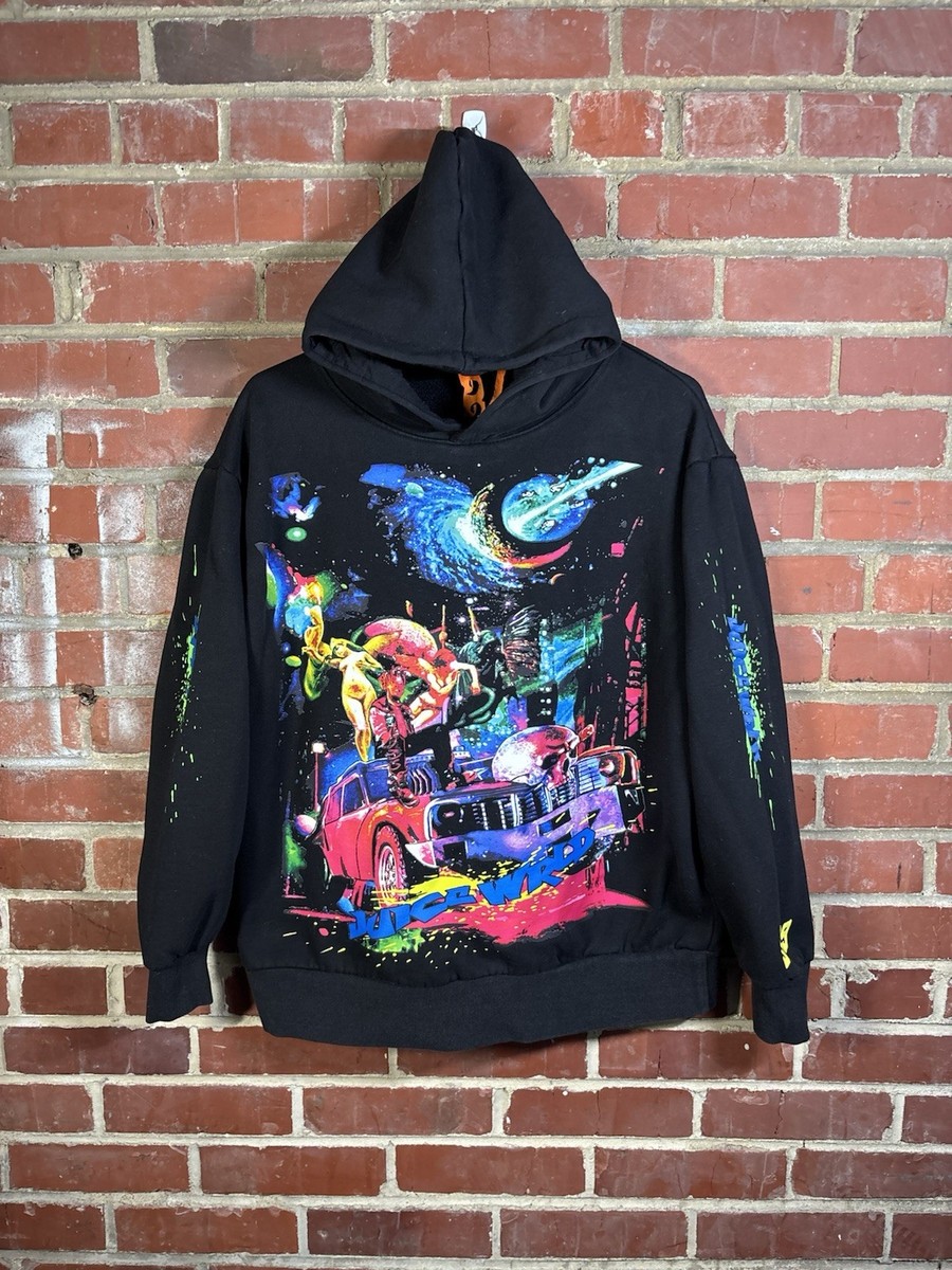 Juice WRLD 999 x Vlone Cosmic Legends Never Die Black Hoodie Adult