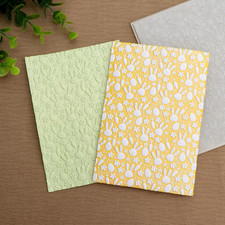 3D Embossing Folder for Card Making,Easter Bunny Plastic Texture Fades Embossing