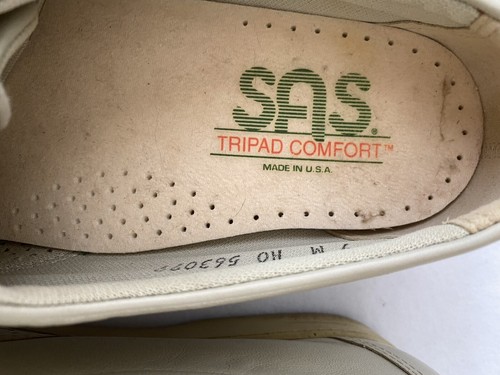 SAS Tripad Comfort Beige Leather Casual Lace Up Womens Size US 9M USA - Picture 7 of 8