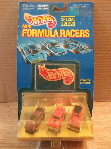 Hot Wheels MICRO MACHINES Mini Formula Racers Set Camaro, Chevy, Ford ...