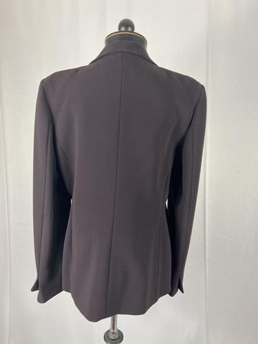 Max Mara Size Medium Brown Wool Blend Single Breasted Belted Blazer - Picture 4 of 5