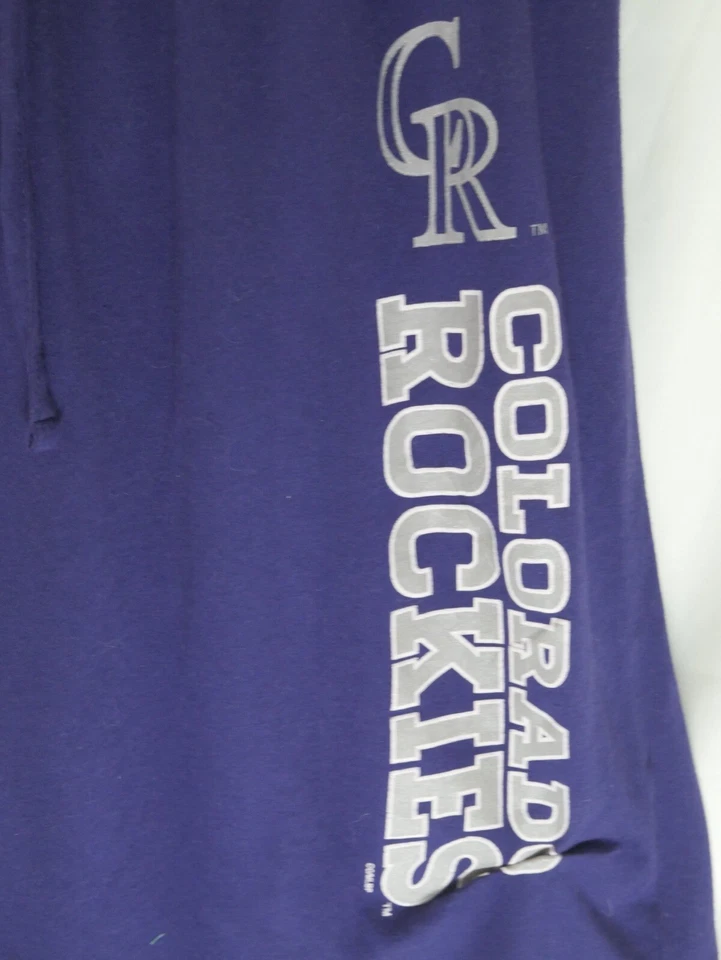 Colorado Rockies боковая линия одежды пот шорты фиолетовый MLB шнурок мужской большой - Изображение 2 из 4