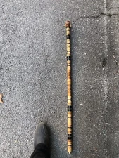 Bocchino pipa per sigaretta in legno lavorato lungo 120 cm