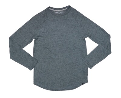 Threads 4 Thought Long Sleeve Crew Neck Men's Raglan T-Shirt XL NWT Grey