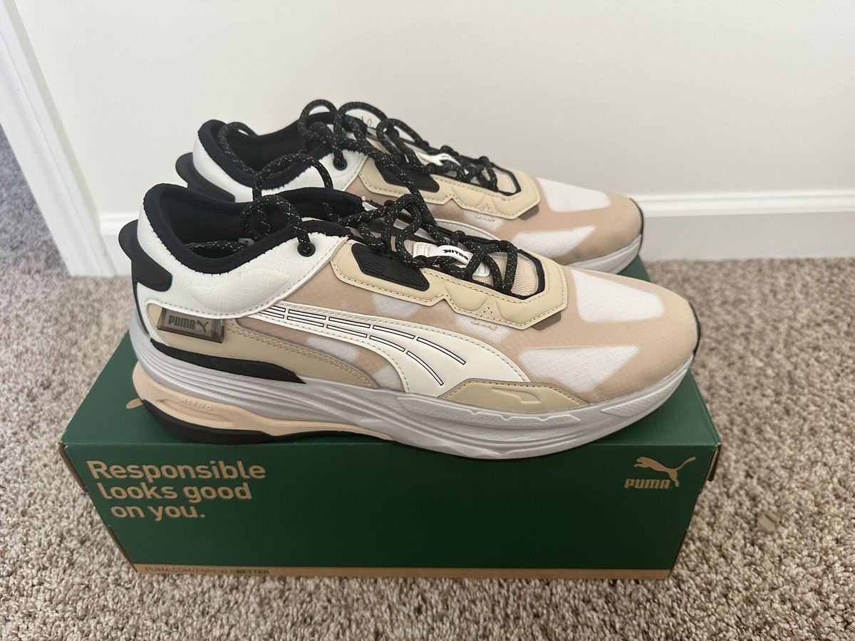 NWB Puma Extent Nitro Concrete Jungle sneakers in beige with black