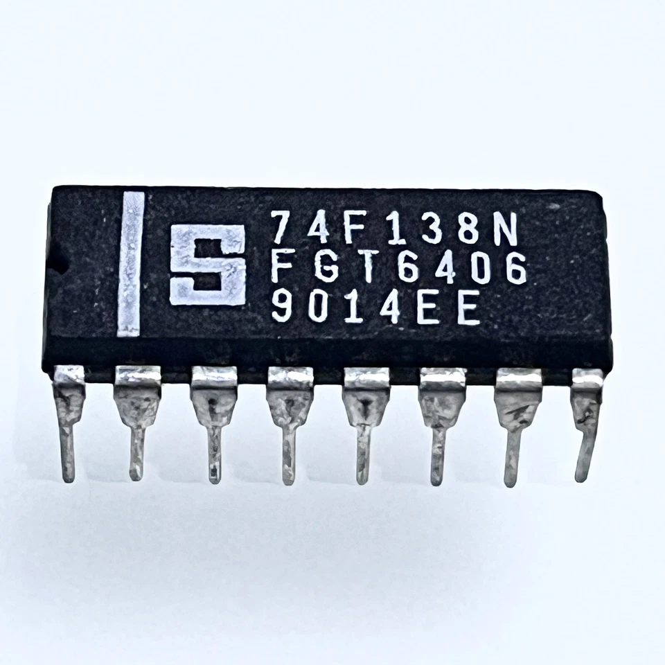 [1x] 74F138N Signetics 1-of-8 Decoder/Demultiplexer IC PDIP-16 - Bild 2 von 3