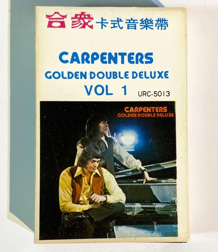 Seltenes THE CARPENTERS goldenes Doppel Deluxe TAIWAN KASSETTENBAND Vietnamkriegszeit - Bild 6 von 8