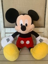 Gently Used Disney Parks Mickey-Mouse Plush 15" Stuffed Toy Authentic Original