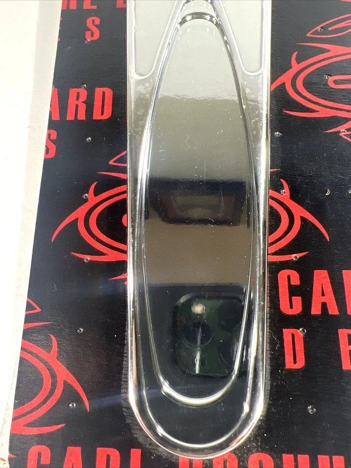 Panel de tablero cromado Carl Brouhard para motocicleta Spiro 08-UP-CHR nuevo sellado Foto 2 de 4