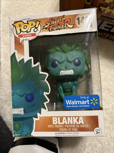 FUNKO POP GAMES STREET FIGHTER BLANKA WALMART EXCLUSIVE 140 BOX DAMAGE