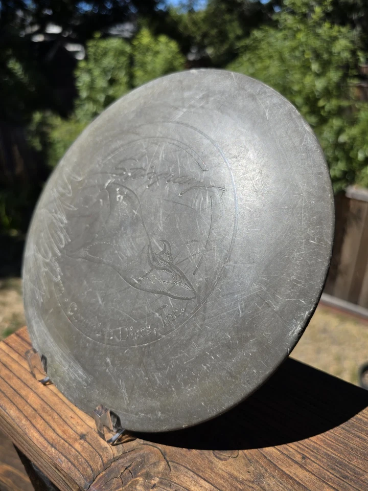 Vintage Innova DX Stingray 173g San Marino Pat.# PFN Circle Stamp Golf Disc  - Image 2 of 4