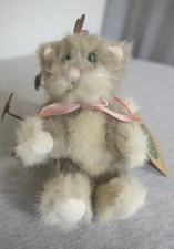 Vintage 1990-1997 J.B. Bean  Associates Boyds Bear "Tennyson" Plush Cat w Tags