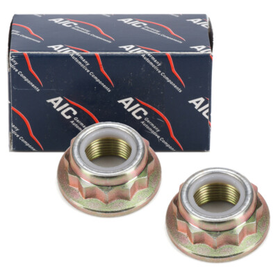 2x AIC Achsmutter Antriebswelle M20 für VW GOLF 4 PASSAT B3/B4 A3 8L1 LEON vorne