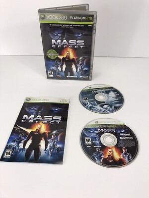 Mass Effect 3 (Microsoft Xbox 360, 2012) GAME DISCS Case And Booklet