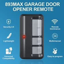 For 893MAX 3 Button Liftmaster Visor Remote Control Garage Door Opener