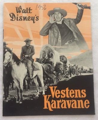 Westwärts Ho, die Waggons! Fess Parker Kathleen Crowley 1956 Danish Movie Pro...