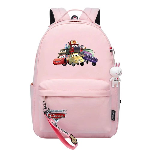Cars Lightning McQueen School Book Bags Bagpack Canvas Laptop Backpack new - Picture 7 of 48