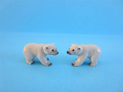 RETIRED SOON NORTHERN ROSE TWO SUPER MINIS (MINIATURE) POLAR BEAR  *MINT*