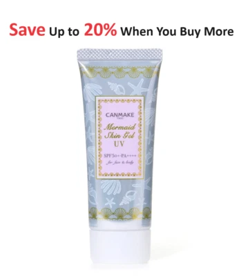 [US Seller] CANMAKE Tokyo Mermaid Skin Gel UV Sunscreen #01 (SPF50+ PA++++) 40g