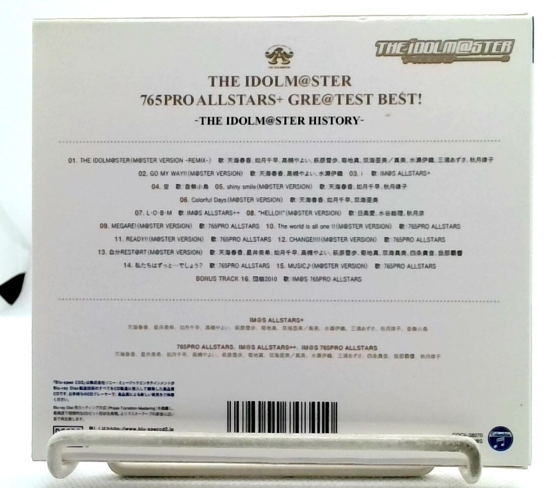 アイドル Gates+ Blu-ray THE IDOLM@STER 765PRO ALLSTARS+ GRE@TEST BEST! [Blu-spec CD