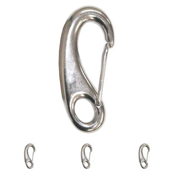 REINARTZ Schnappverschluss Edelstahl Schnapphaken V4A VA Karabiner A4 Karabinerhaken