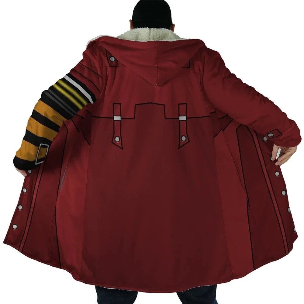 Vash Stempede Fleece Hooded Cloak Coat Apparel 2024