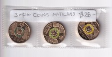 AUSTRALIA: 2023 $2 MATILDAS SOCCER SET OF 3 UNC COLOURED COINS ,,