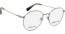 Kenneth Cole New York KC0332 Silver 010 Metal Round Eyeglasses Frame 51-18-145