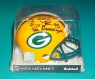 Riddell Mini Helmet Autographed Gilbert Brown #93 "The Grave Digger" In Package