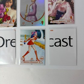Official Sega Limited Run Dreamcast Trading Cards - Shenmue Virtua Fighter Space