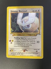 Pokémon TCG Shining Noctowl Neo Destiny Card 110/105 - PLAYED