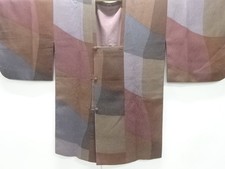 7670274: JAPANESE KIMONO JAPANESE MICHIYUKI COAT / WOVEN ABSTRACT
